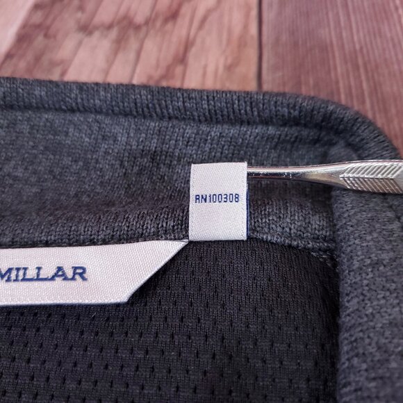 Peter Millar RiverCrest Golf Club Mens Size Large Crown Sweater Fleece Vest Gray - Picture 12 of 15